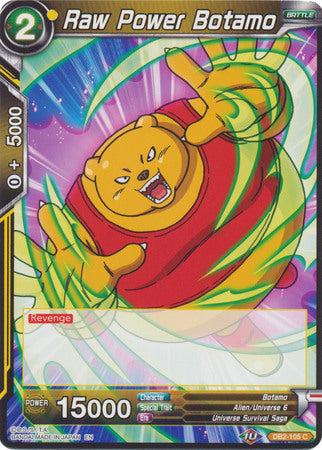 Raw Power Botamo (DB2-105) [Divine Multiverse] Parallel Foil