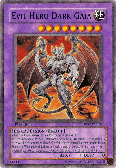 Evil Hero Dark Gaia [DP06-EN010] Common - Josh's Cards