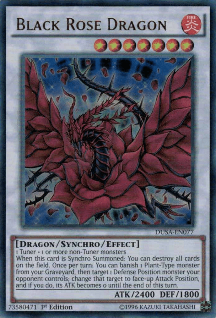 Black Rose Dragon [DUSA-EN077] Ultra Rare - Josh's Cards