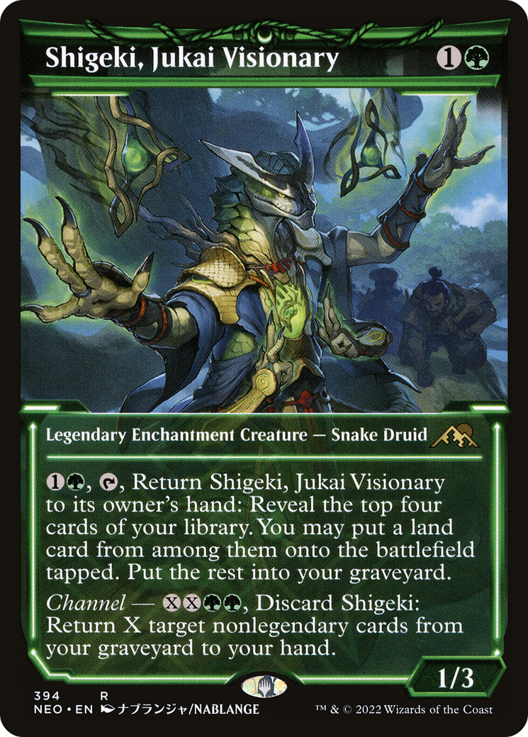 Shigeki, Jukai Visionary (NEO-394) - Kamigawa: Neon Dynasty: (Showcase)