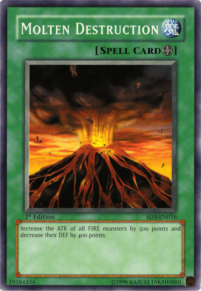 Molten Destruction [SD3-EN016] Common - Josh's Cards