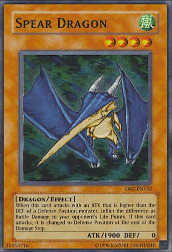 Spear Dragon [DB2-EN152] Super Rare - Josh's Cards