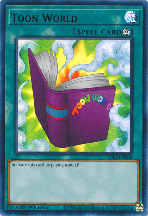 Toon World (Purple) [LDS1-EN068] Ultra Rare - Josh's Cards