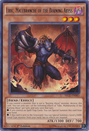 Libic, Malebranche of the Burning Abyss [SECE-EN083] Rare - Josh's Cards
