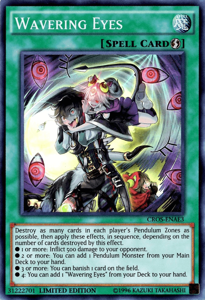 Wavering Eyes [CROS-ENAE3] Super Rare - Josh's Cards