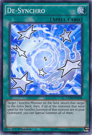 De-Synchro [LC5D-EN136] Super Rare - Josh's Cards