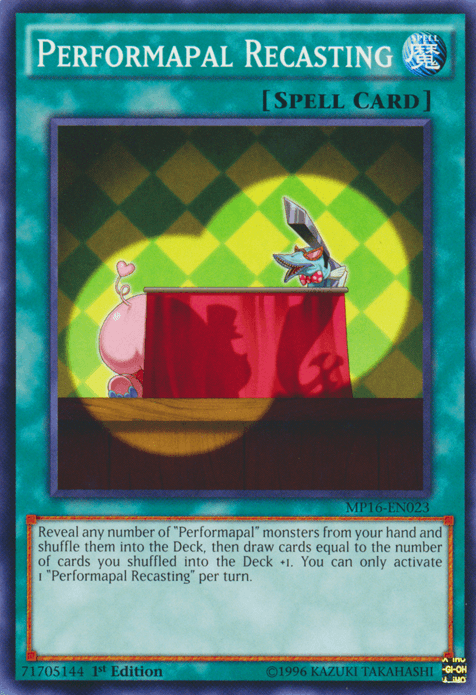 Performapal Recasting [MP16-EN023] Common - Josh's Cards