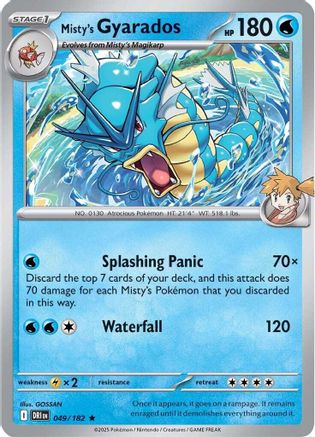 Misty's Gyarados 049 - SV10 Destined Rivals