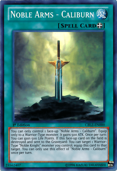 Noble Arms - Caliburn [CBLZ-EN000] Super Rare - Josh's Cards