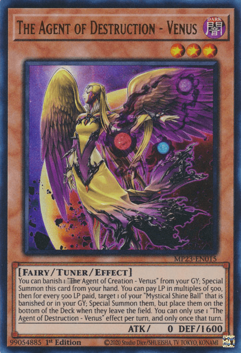 The Agent of Destruction - Venus [MP23-EN015] Ultra Rare - Josh's Cards