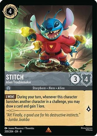 Stitch - Alien Troublemaker (200/204) - Reign of Jafar