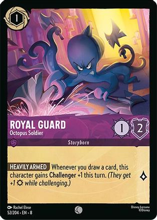Royal Guard - Octopus Soldier (52/204) - Reign of Jafar Cold Foil