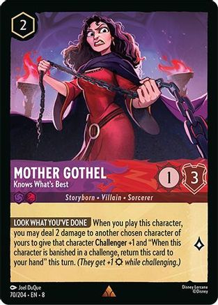 Mother Gothel - Knows What's Best (70/204) - Reign of Jafar Cold Foil