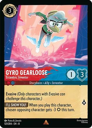 Gyro Gearloose - Eccentric Inventor (123/204) - Reign of Jafar