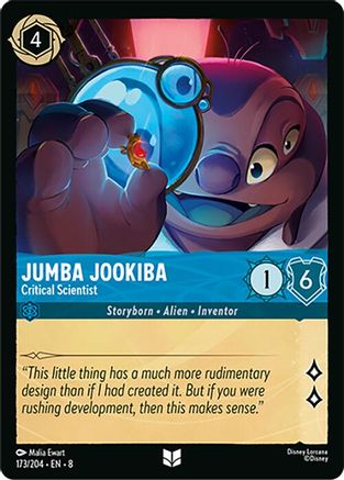 Jumba Jookiba - Critical Scientist (173/204) - Reign of Jafar