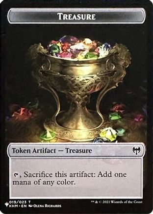 Treasure // Egg Double-Sided Token (SLD-19 // 8) - Secret Lair Drop Series