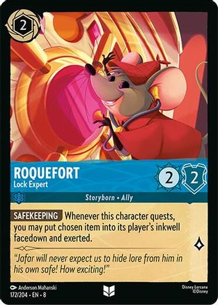 Roquefort - Lock Expert (172/204) - Reign of Jafar Cold Foil
