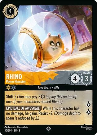 Rhino - Power Hamster (30/204) - Reign of Jafar