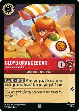 Gloyd Orangeboar - Fierce Competitor (121/204) - Reign of Jafar