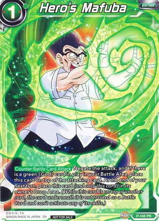 Hero's Mafuba (Power Booster: World Martial Arts Tournament) (P-155) [Promotion Cards] Parallel Foil