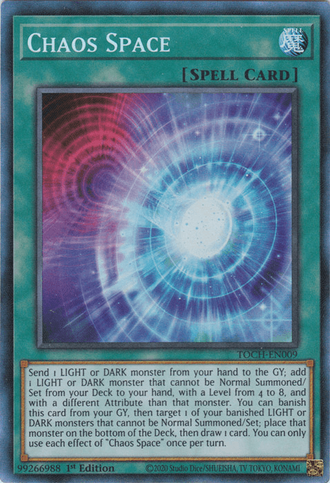 Chaos Space [TOCH-EN009] Collector's Rare - Josh's Cards