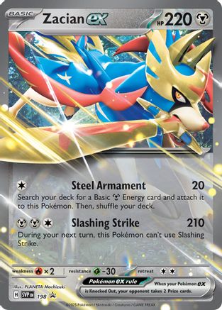 Zacian ex 198 - SV Scarlet & Violet Promo Cards Holofoil