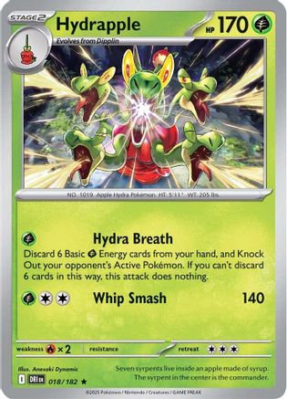 Hydrapple 018/182 - SV10 Destined Rivals Reverse Holofoil