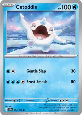Cetoddle 064 - SV10 Destined Rivals Reverse Holofoil