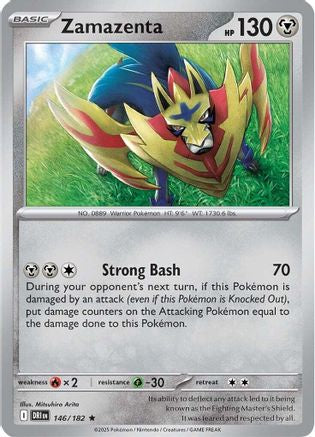 Zamazenta 146/182 - SV10 Destined Rivals - Reverse Holofoil