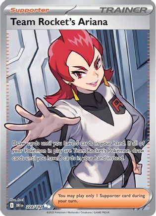Team Rocket's Ariana 224/182 - SV10 Destined Rivals Holofoil
