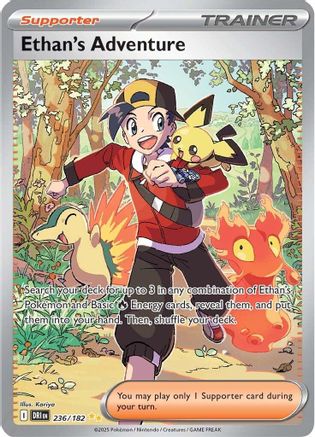 Ethan's Adventure 236/182 - SV10 Destined Rivals Holofoil