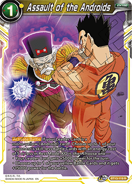Assault of the Androids (Rare) (BT13-119) [Supreme Rivalry] Parallel Foil