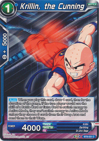 Krillin, the Cunning (BT8-031) [Malicious Machinations] Parallel Foil