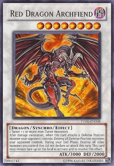 Red Dragon Archfiend [TU06-EN008] Rare - Josh's Cards