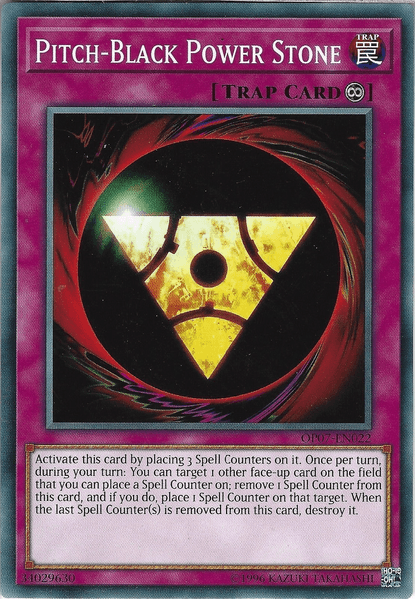 Pitch-Black Power Stone [OP07-EN022] Common - Josh's Cards