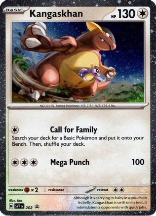 Kangaskhan (Cosmos Holo) 202 - SV Scarlet & Violet Promo Cards Holofoil