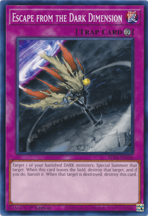 Escape from the Dark Dimension [SDSA-EN036] Common - Josh's Cards