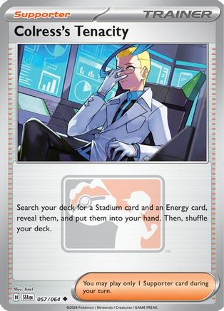 Colress's Tenacity 057 - League & Championship Cards Reverse Holofoil