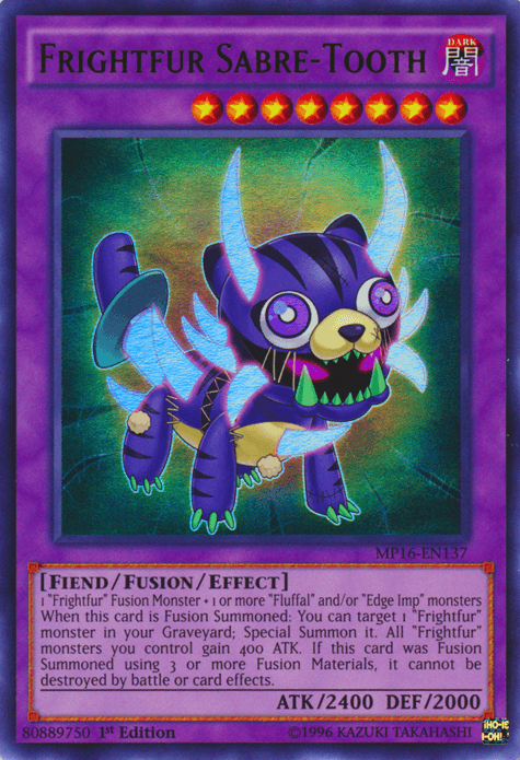 Frightfur Sabre-Tooth [MP16-EN137] Ultra Rare - Josh's Cards