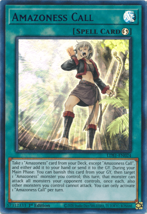 Amazoness Call (Blue) [LDS1-EN024] Ultra Rare - Josh's Cards