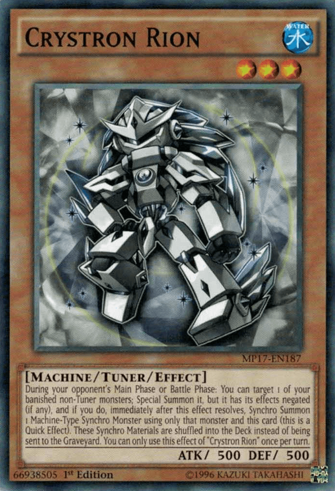 Crystron Rion [MP17-EN187] Common - Josh's Cards