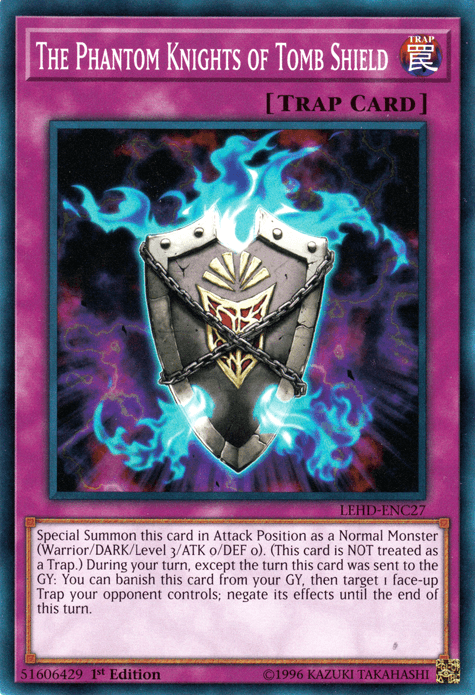 The Phantom Knights of Tomb Shield [LEHD-ENC27] Common - Josh's Cards
