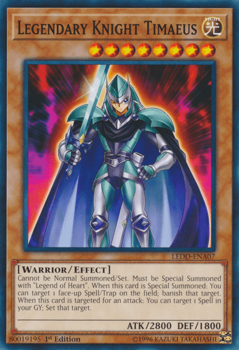 Legendary Knight Timaeus [LEDD-ENA07] Common - Josh's Cards