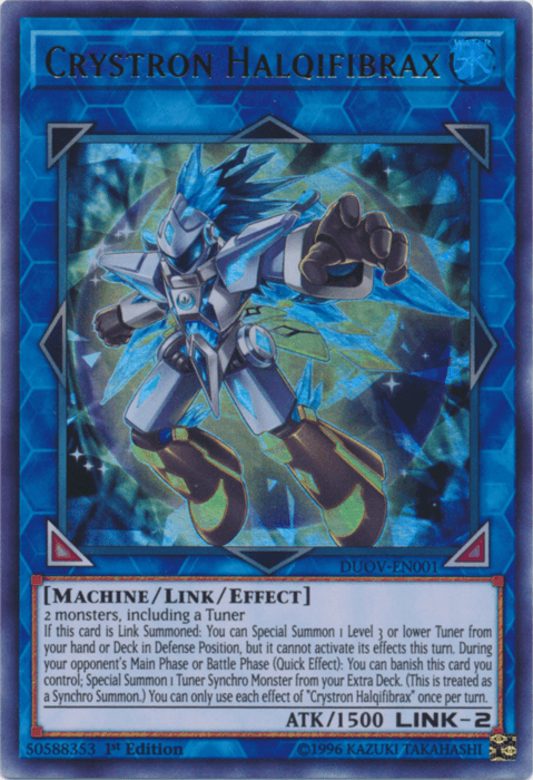 Crystron Halqifibrax [DUOV-EN001] Ultra Rare - Josh's Cards
