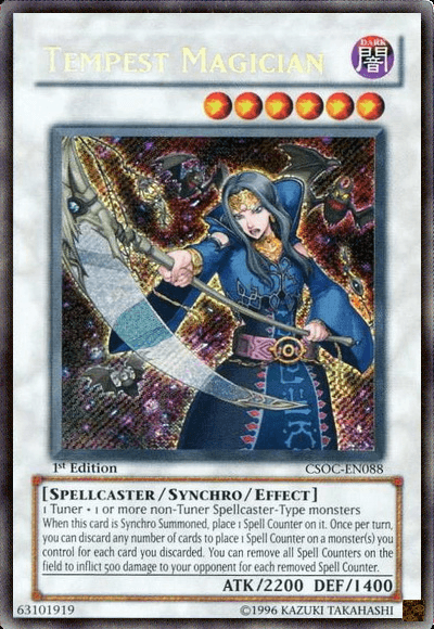 Tempest Magician [CSOC-EN088] Secret Rare - Josh's Cards
