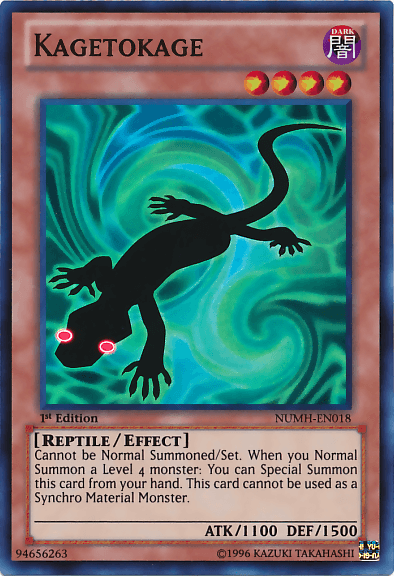 Kagetokage [NUMH-EN018] Super Rare - Josh's Cards