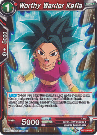 Worthy Warrior Kefla (DB2-009) [Divine Multiverse] Parallel Foil