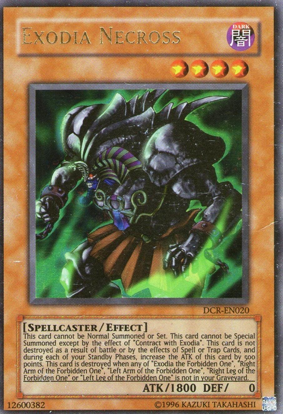 Exodia Necross [DCR-EN020] Ultra Rare - Josh's Cards