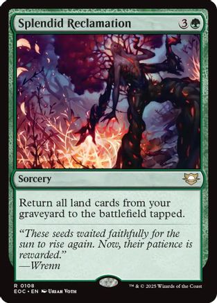 Splendid Reclamation (EOC-108) - Commander: Edge of Eternities