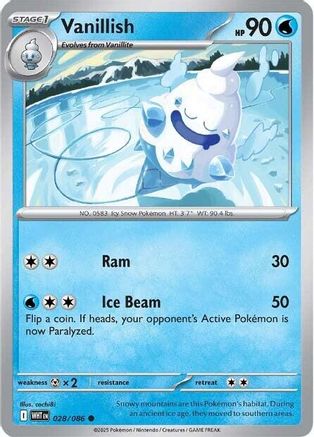 Vanillish 028/086 - SV White Flare